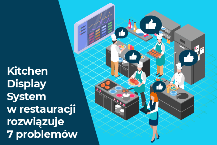 Kitchen display system w restauracji