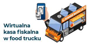 Wirtualna kasa fiskalna w food trucku