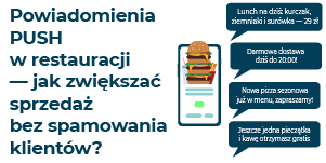 Powiadomienia PUSH w restauracji