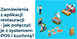 Zamówienia z aplikacji restauracji połączone z POS-em i kuchnią